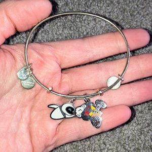 Alex and Ani Wall-e and Eva Silver Bracelet!